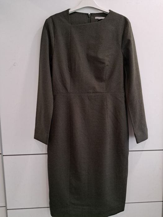 COS рокля вълна с асиметрично деколте р-р С