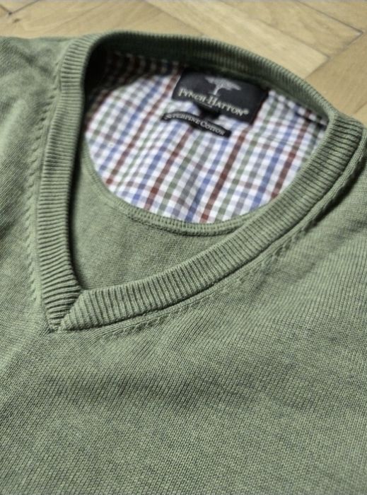 Pulover Fynch-Hatton, Superfine Cotton, Bărbați, Fabricat Germania-XL