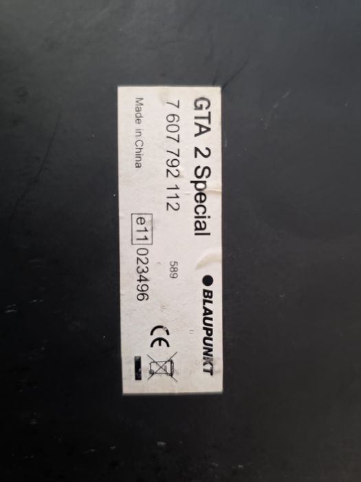 Blaupunkt Subwoofer + GTA 2 Special Amp Set - Working