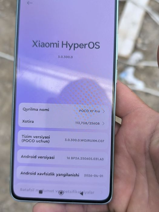 Poco x7 pro 8/256