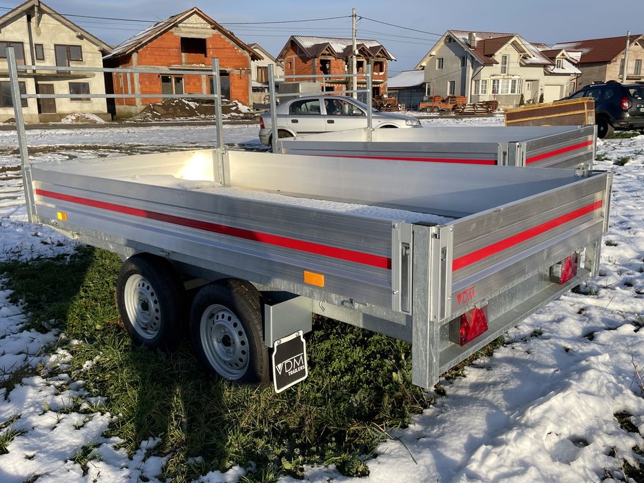 Remorca noua  750kg cu obloane de aluminiu