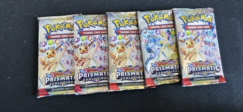 Pokemon Prismatic Evolution Packs