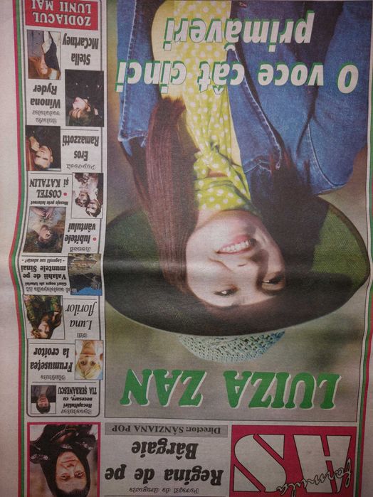 Revista Formula As cu Luiza zan pe coperta