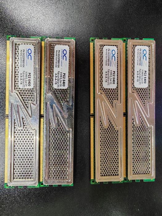 DDR2  OCZ  PC2 6400 CL4 colectie