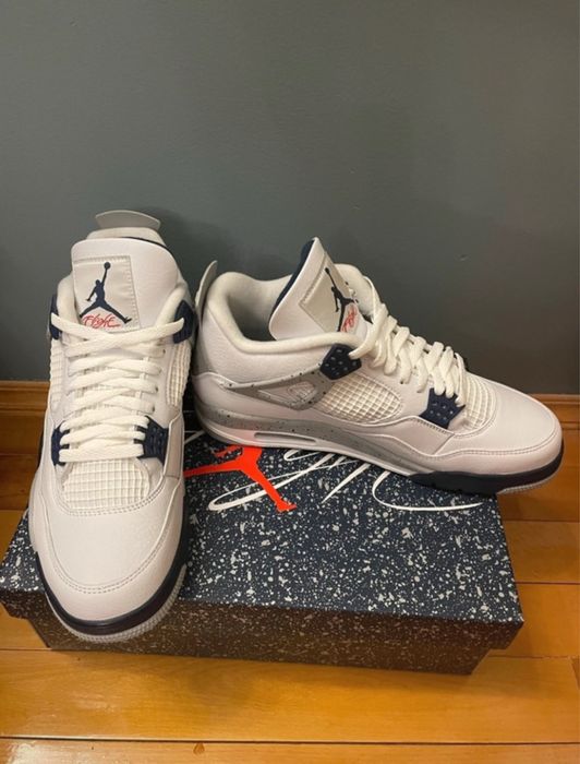 Jordan 4 navy noi, full box ds