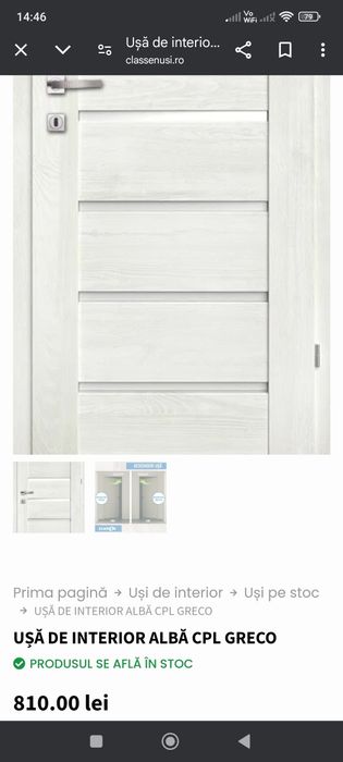 Foi uși interior la preturi inedite