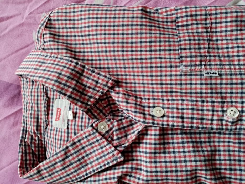 LEVIS Оригинална Мъжка/унисекс караирана риза