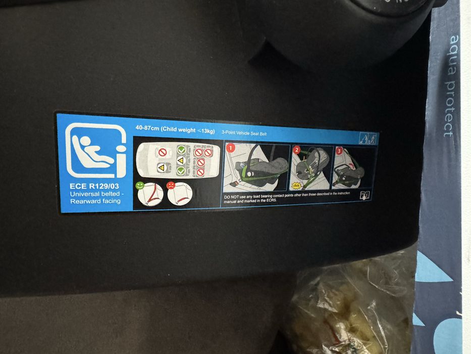 Бебешко столче за кола Kikkaboo I-PRIME I-SIZE 40-87 см