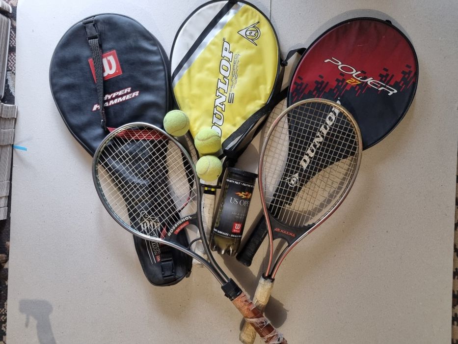 3 бр. Тенис ракети + ПОДАРЪК 2 бр. ракети и 6 бр. топки