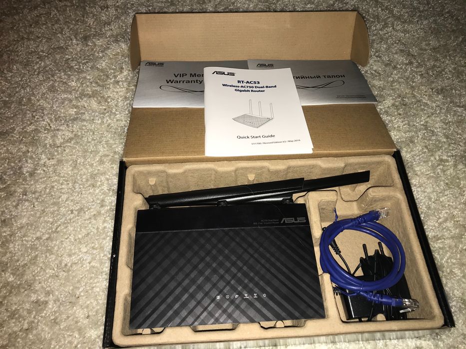 Router ASUS RT-AC53 AC750 Dual Band - Wireless