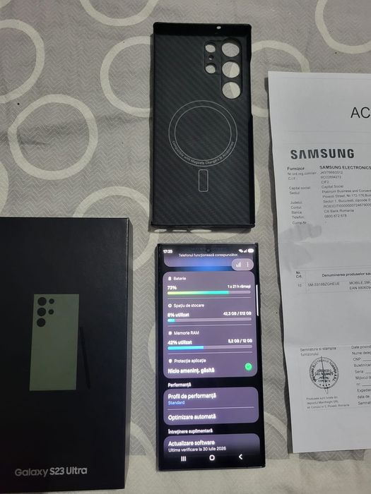 S23 ultra 512gb 12 gb ram.