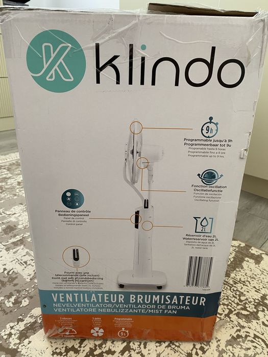 Klindo Ventilator cu pulverizare apa/gheta
