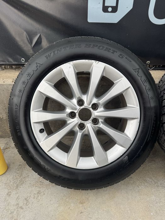 4 броя джанти  с гуми за Ауди с размер  215/65R17