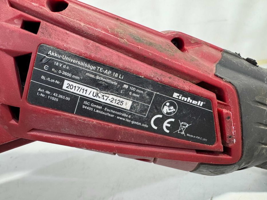 Саблен трион - Einhell 18 V li ion