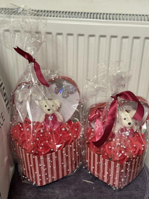 Buchete de Florii din sapun cosulete de trandafirii din