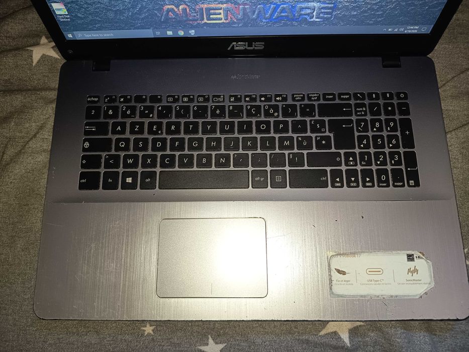 Laptop Asus Vivobook 17, cpu gen 7 Pentium 4417u / i3 7020u, 4gb ddr4, display mare 17,3 inch, baterie buna