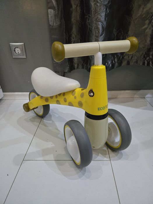 Детско балансно колело Bigjigs Diditrike, Жираф, Жълт