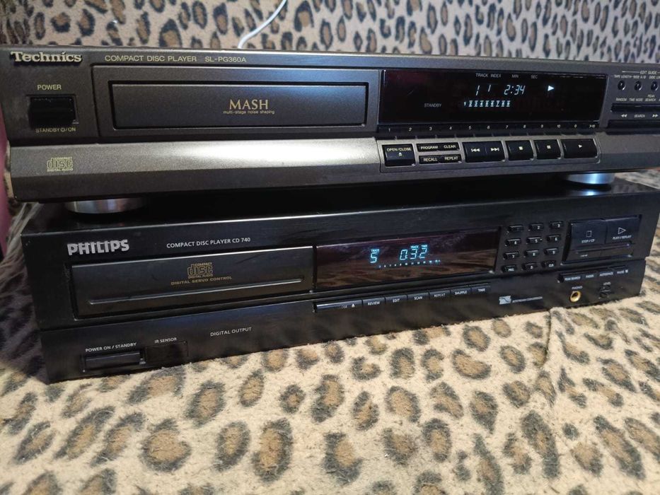 Philips CD 740, Technics SL-PG 360 cd playere