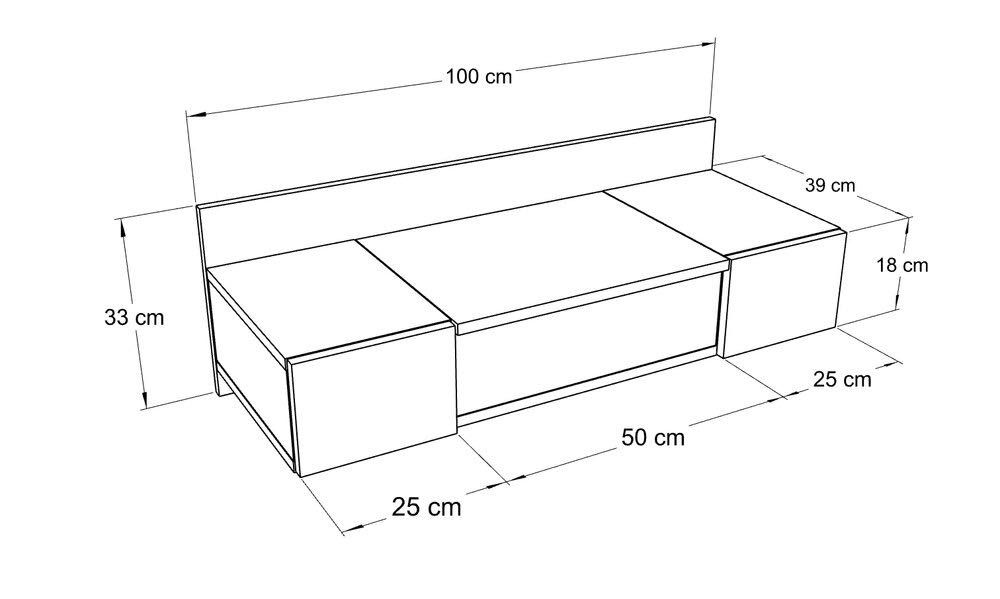 Тоалетка за стена