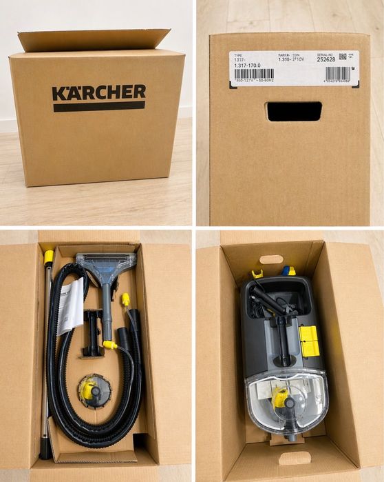 Aparat curățare Kärcher Puzzi 10/1 NOU SIGILAT – complet, în cutie originală