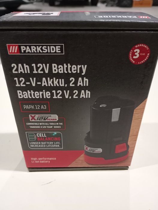 Acumulator 12v 2 am PAPK A3 Parkside preț 70 lei