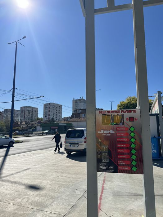 Външно табло за автомивки на самообслужване  с до 8 програми