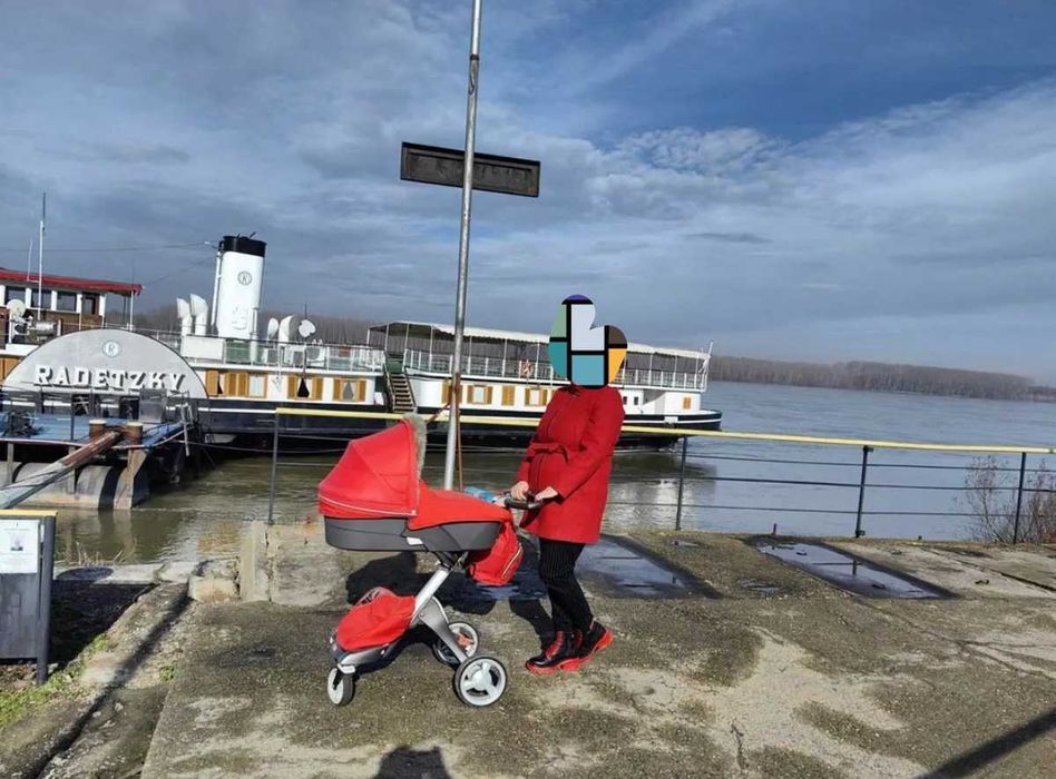 Stokke Xplory в червен цвят