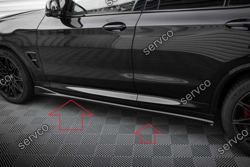 Pachet Set Splitter Exterior Lip Prelungiri Body kit tuning Bmw X3 M F97 Facelift 2021- v3 - Maxton Design