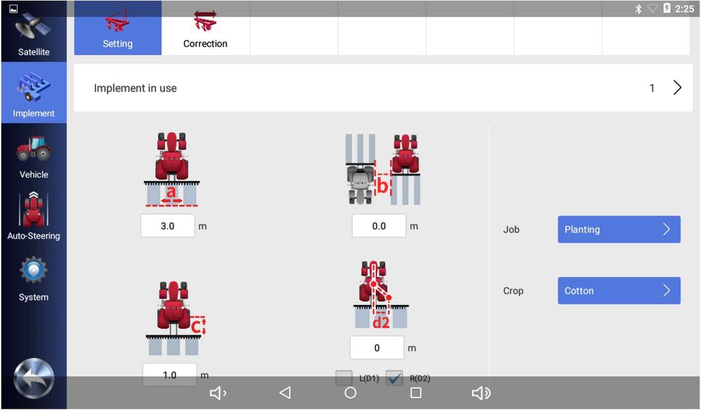 GPS Agricol - T-Line Protrack - precizie 2,5 cm, semnal RTK+