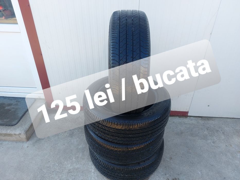 125 lei bucata! Set anvelope vara 235 55 18 Dunlop