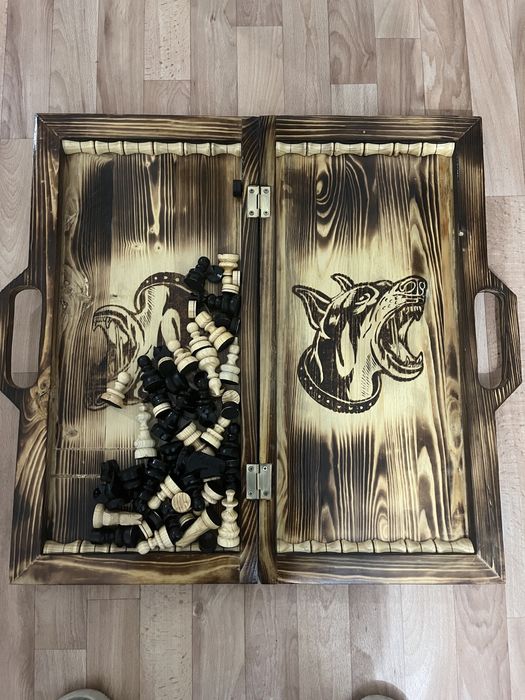 Нарды 3в1 ручная работа