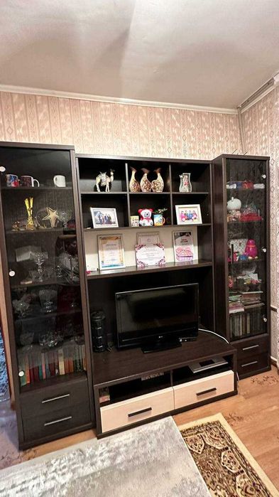 Шкаф, тв зона, мебель