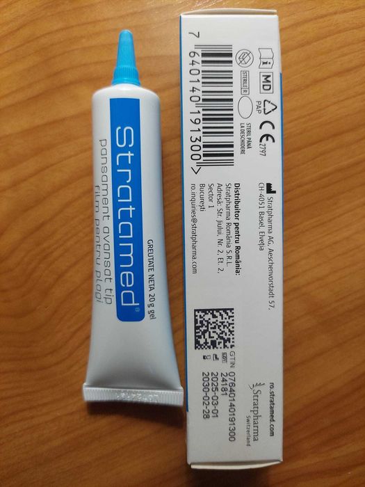 Vând Stratamed gel 20 g, nou, sigilat. Termen de valabilitate: 28.02.2030 - PRET  210 RON