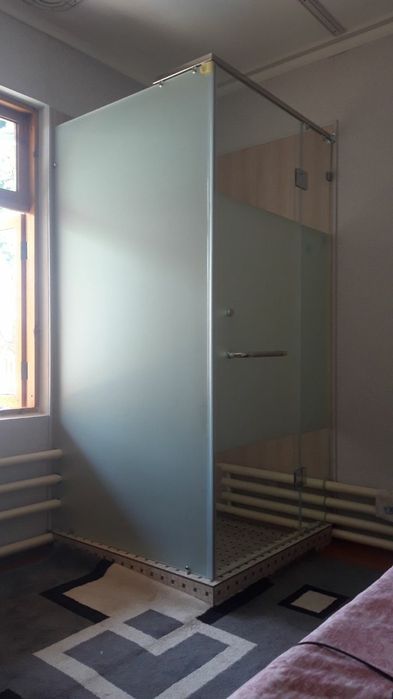 Стекло?! Делаем все! душевая кабина, перила, козерог, зеркало