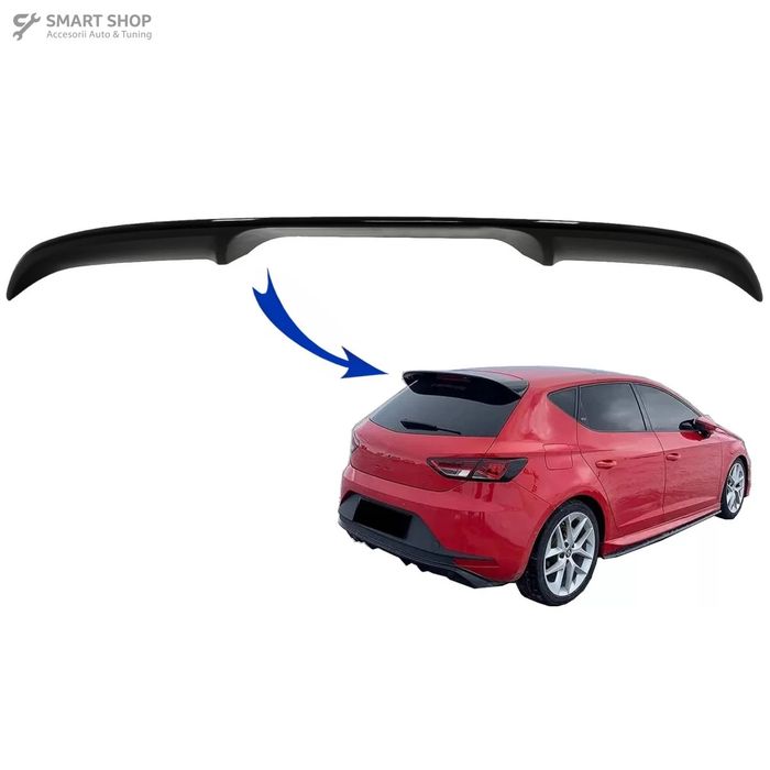 Eleron Luneta Seat Leon 5F Mk3 5 Usi Hatchback (2012-2019) Negru Lucio