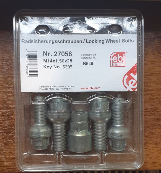 Set de prezoane antifurt