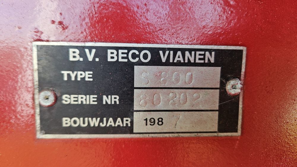 Remorca agricola Beco 8 tone monoax