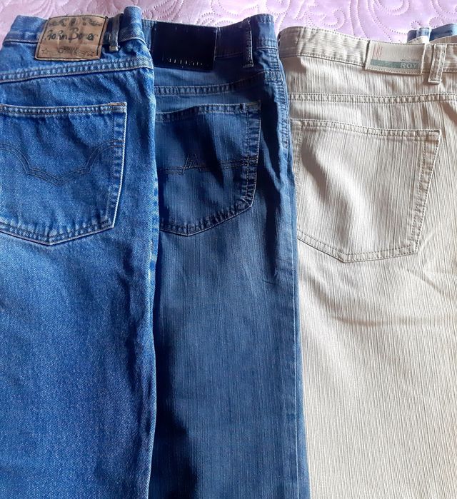 Продам мужские джинсы и бриджи в отличном состоянии.