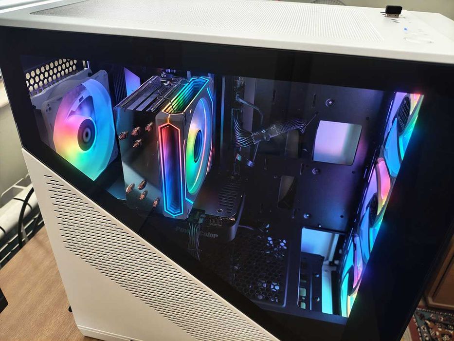 Геймърски компютър, 32gb DDR5, Rx 9060XT 16Gb, Ryzen 7500F, 1tb nvme