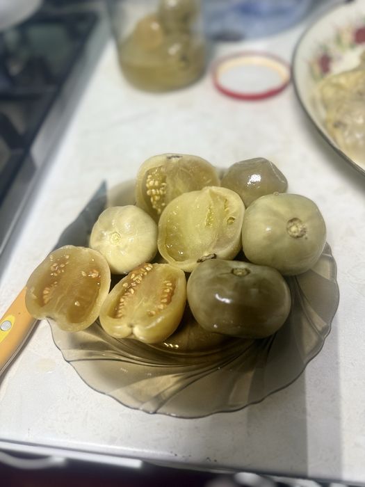 Зеленные бочковые помидоры