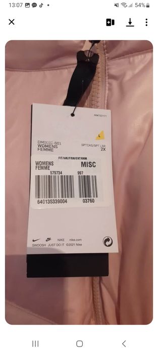 Geaca nike dama marine mari