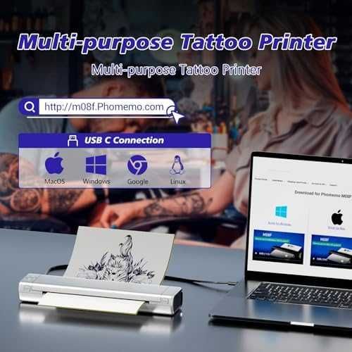 Нов Odaro Bluetooth Термален Принтер за Татуси Портативен Без Мастило