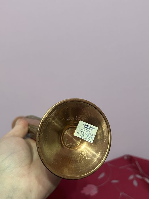 Vază turcească din cupru – gravată