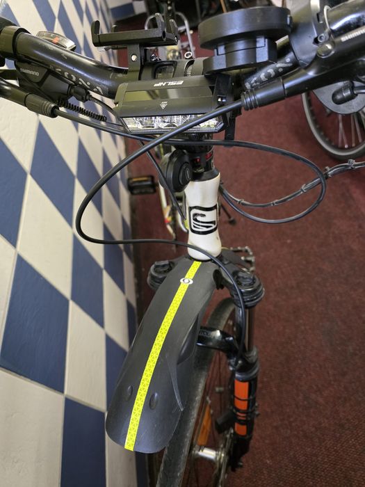 Scott bicicletă electrică hidraulică 28 inch full suspension custom top cu motor original BionX direct drive