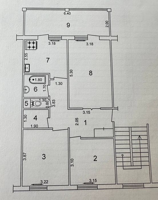 Продаётся на Карасу-2 3ком