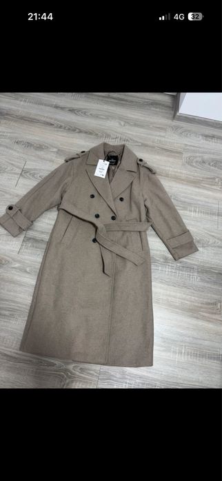 Palton dama gri nou