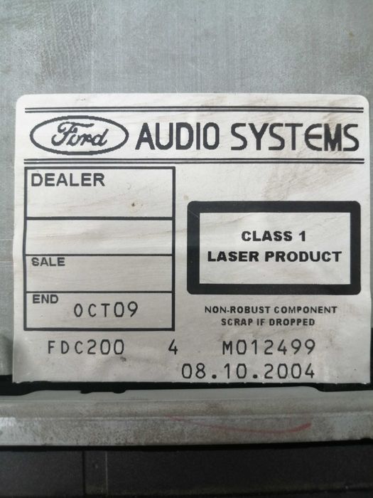Радио ford 6000cd