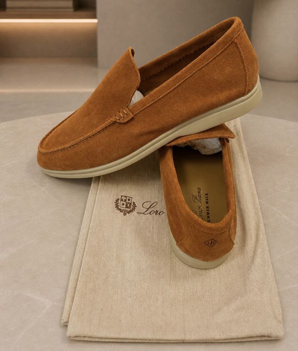 Vand Mocasini Loafers Loro Piana din Piele Naturala Full Box 41 42