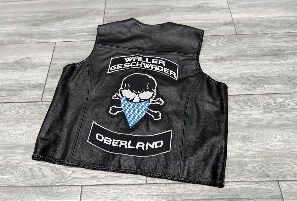 Vestă moto piele gaudi 4XL