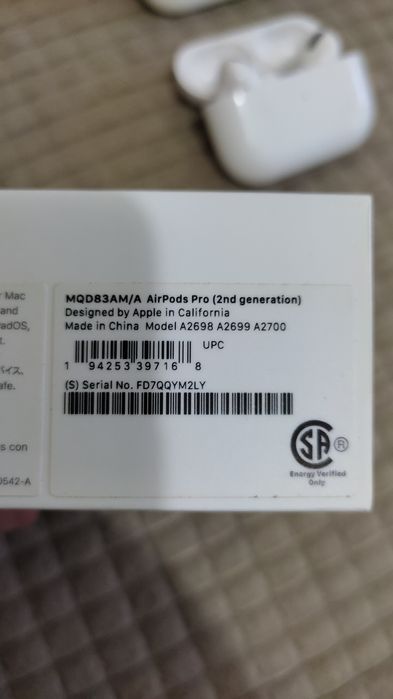 Продам Apple Airpods pro 1 and 2.